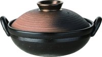【送料無料】金彩　手造り９号土鍋（４人用）