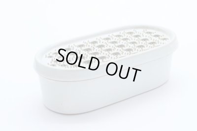 画像1: 陶器製　鬼おろし器　白