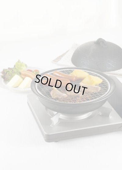 画像6: 【送料無料】陶器の燻製も出来るパーティ鍋（４人用）