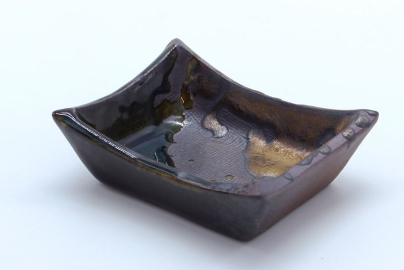 画像1: 伊賀金彩　角タレ皿