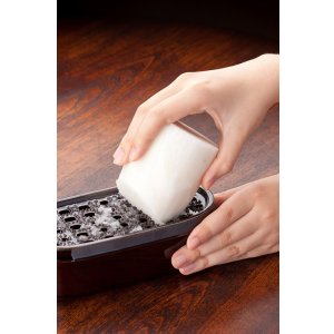 画像: 陶器製　鬼おろし器（アメ釉）