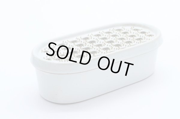 画像1: 陶器製　鬼おろし器　白