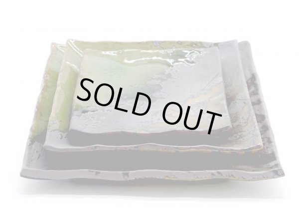 画像3: 伊賀金彩　８号正角皿