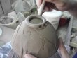 画像3: 紅吹き　唐草紋の茶碗